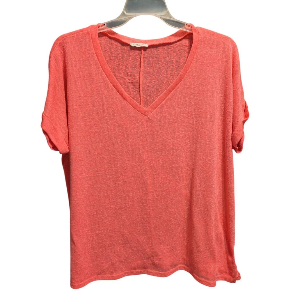 Cotton Bleu Lace Top Size 3X